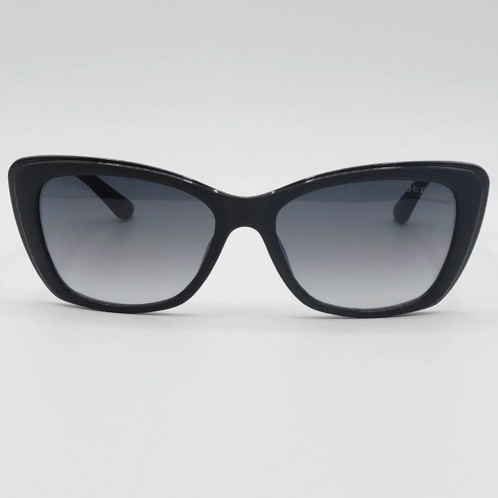 BRAND NEW GUESS GU7774 02B MATTE BLACK GREY CAT EYE WOMEN'S Sunglasses 5…